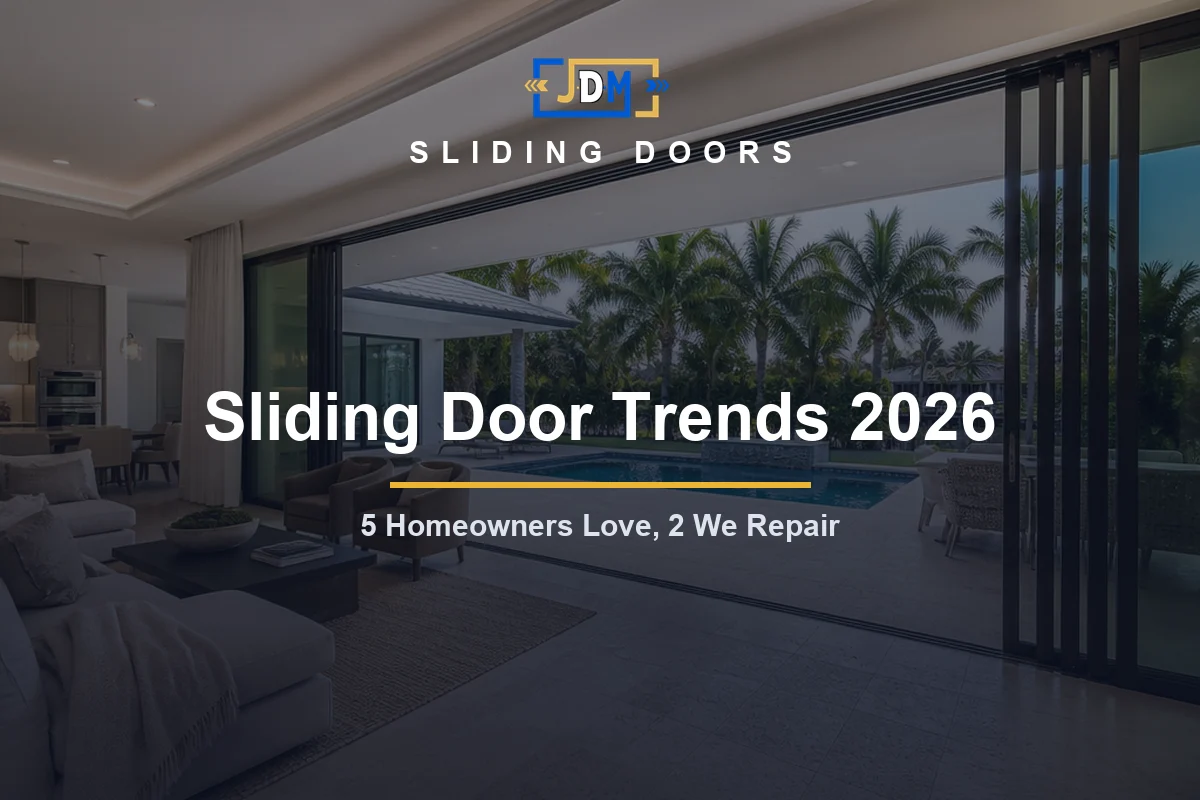 Sliding Door Trends 2026: 5 Homeowners Love, and 2 We End Up Repairing
