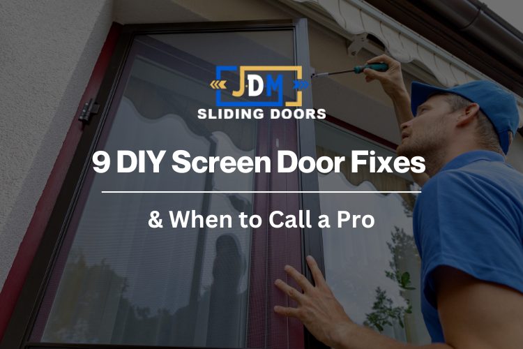 9 DIY Screen Door Fixes (And When to Call a Pro)
