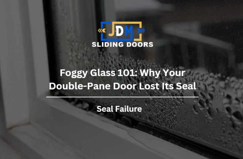 Foggy Glass 101: Why Your Double-Pane Door Lost Its Seal
