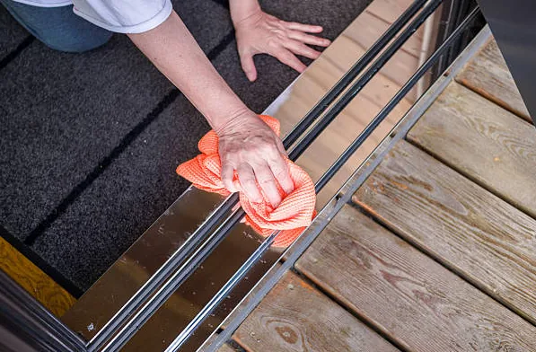 2. Cleaning the Track and Rollers
