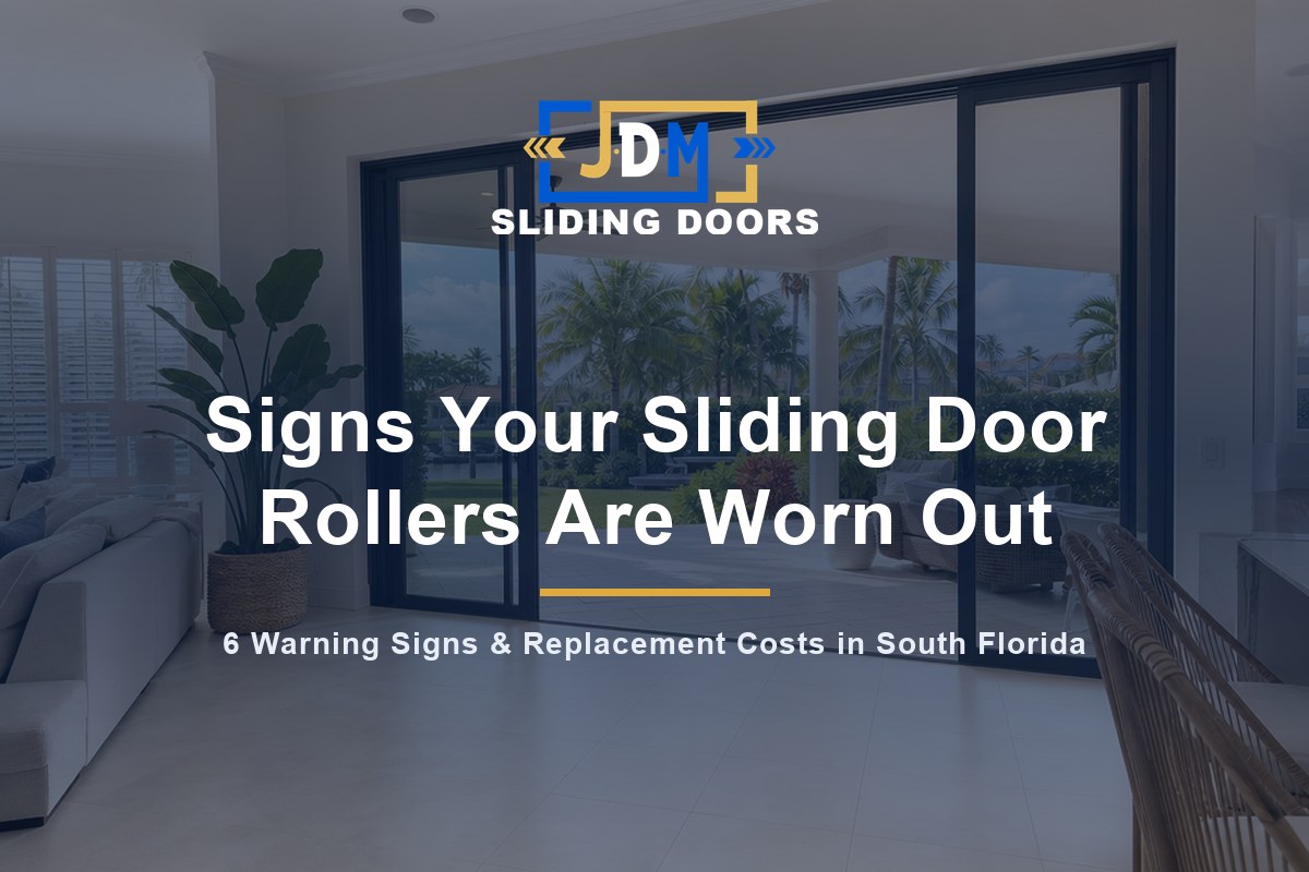 Signs Your Sliding Door Rollers Are Worn Out (and Replacement Costs in South Florida)