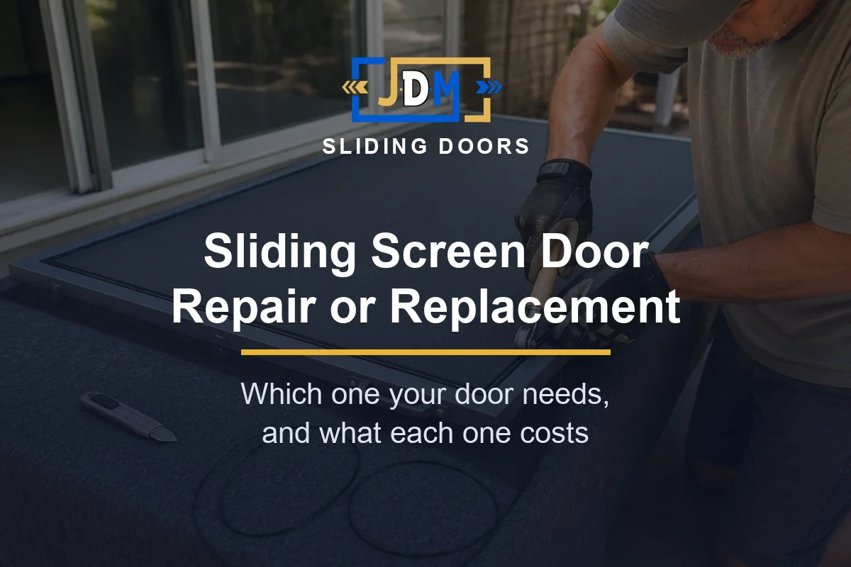 Sliding Screen Door Repair or Replacement: How to Tell Which One You Need