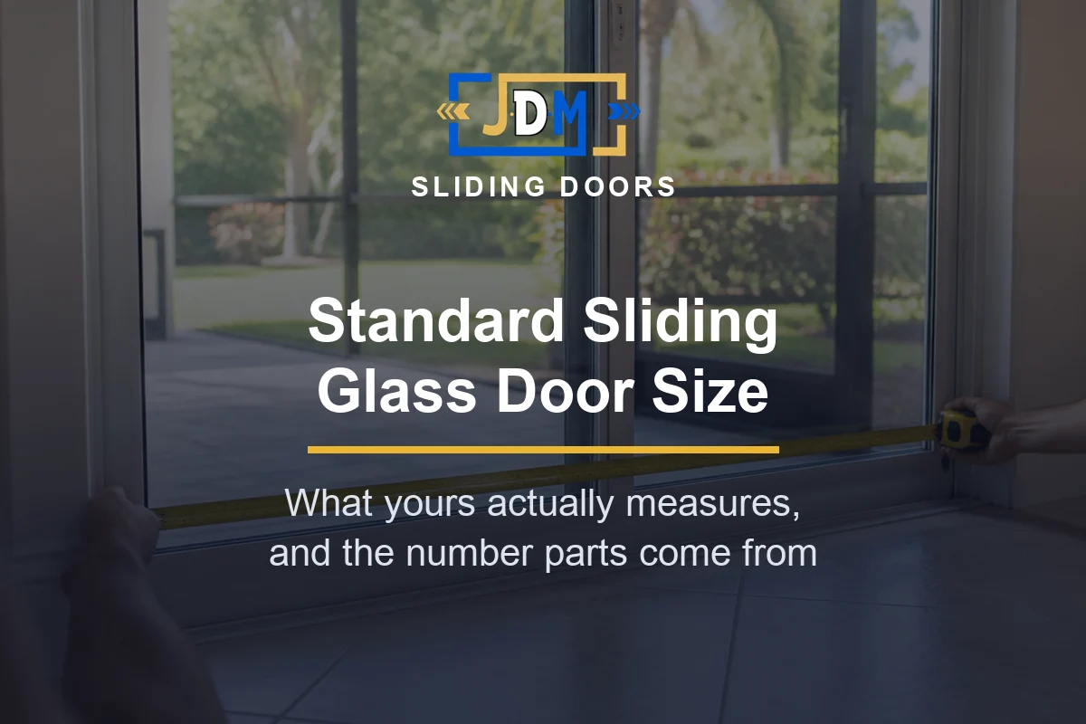 Window Repair Dallas Standard Sliding Glass Door Size: How to Measure Yours
