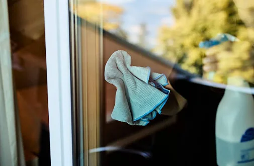 5. Glass Cleaner & Microfiber Cloth