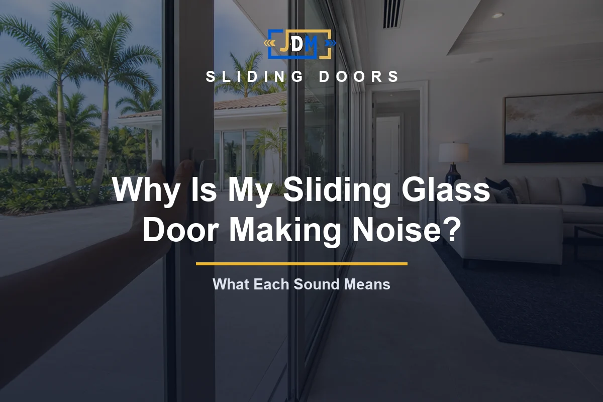 Why Is My Sliding Glass Door Making Noise? What Each Sound Means (2026)