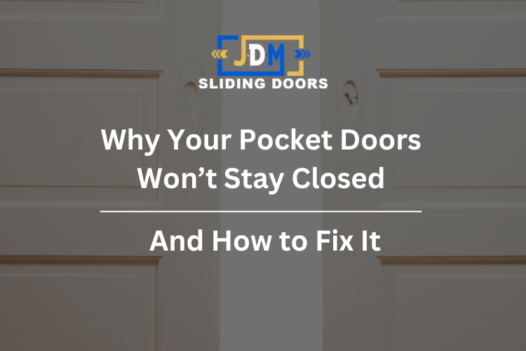 Why Your Pocket Door Won’t Stay Closed (And How to Fix It)