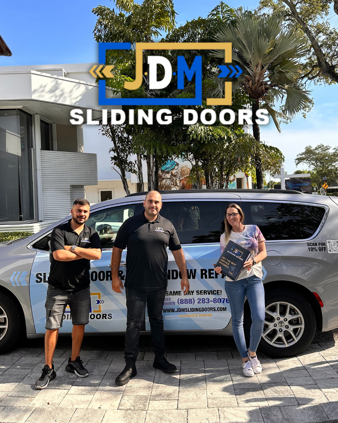 JDM Sliding Doors service van