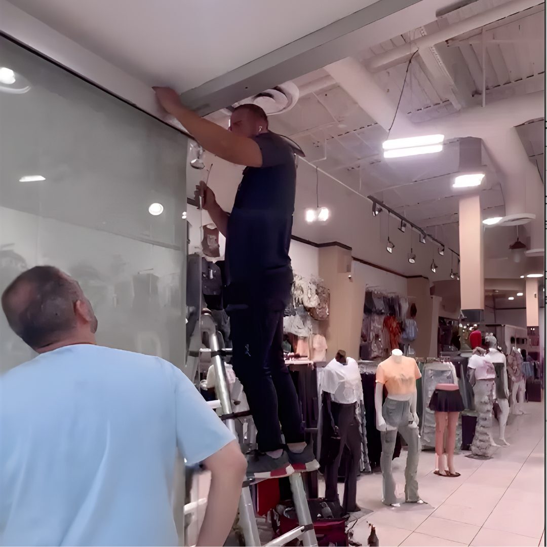 Commercial automatic door installation and repair